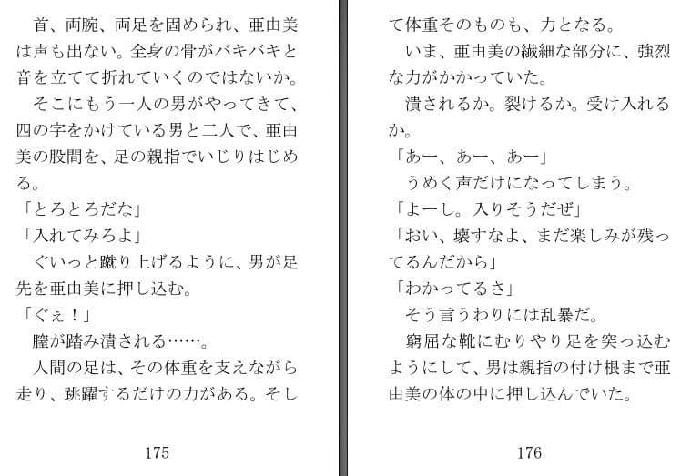 小説『亜由美』第三部 サンプル画像 1