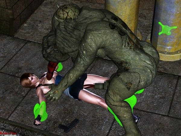 魔辱〜魔物に辱めを受けた女 サンプル画像 1