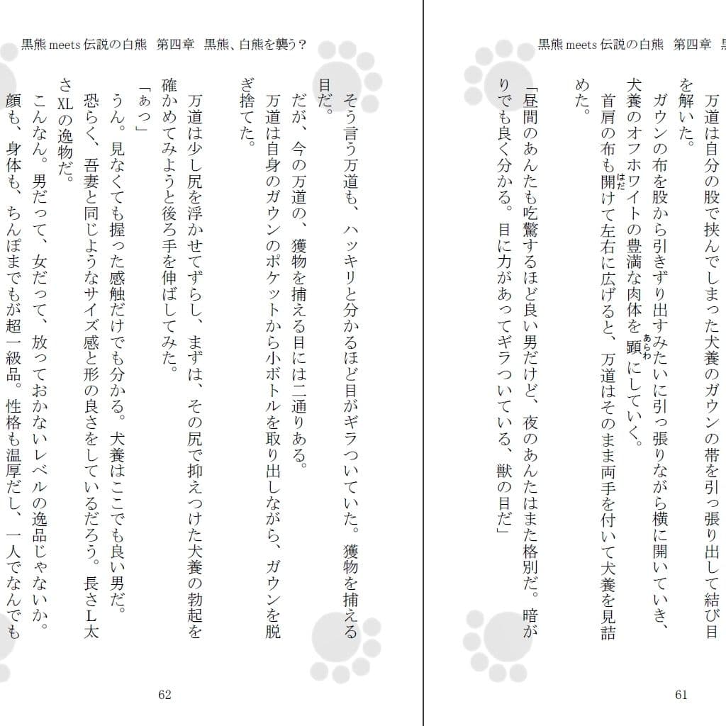 黒熊meets伝説の白熊 サンプル画像 1