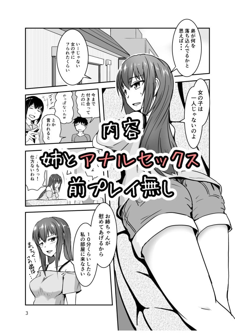 姉とアナルセックスする話 サンプル画像 1