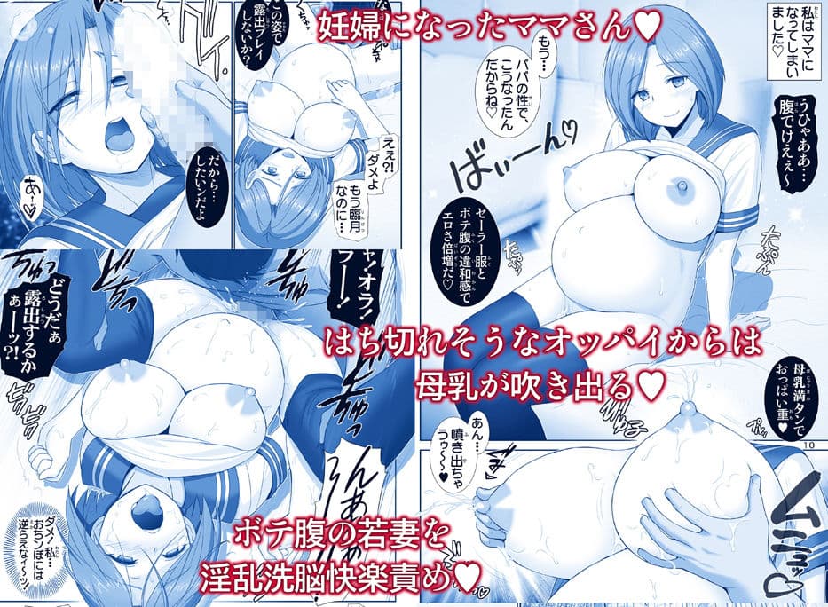 若妻のたわわ【巨乳妊婦・魅惑露出】 サンプル画像 3