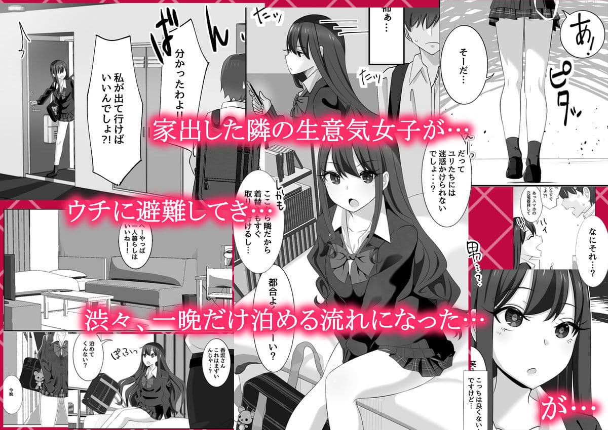 隣の生意気女子がウチを‘避難所’にして入り浸るので…。 サンプル画像 1