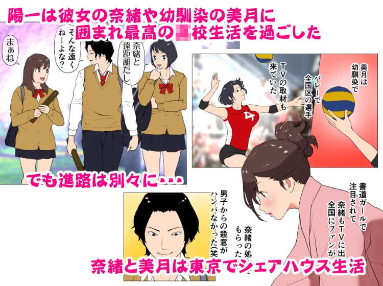 上京シェアハウス〜彼女と幼馴染と知らない奴〜 サンプル画像 1