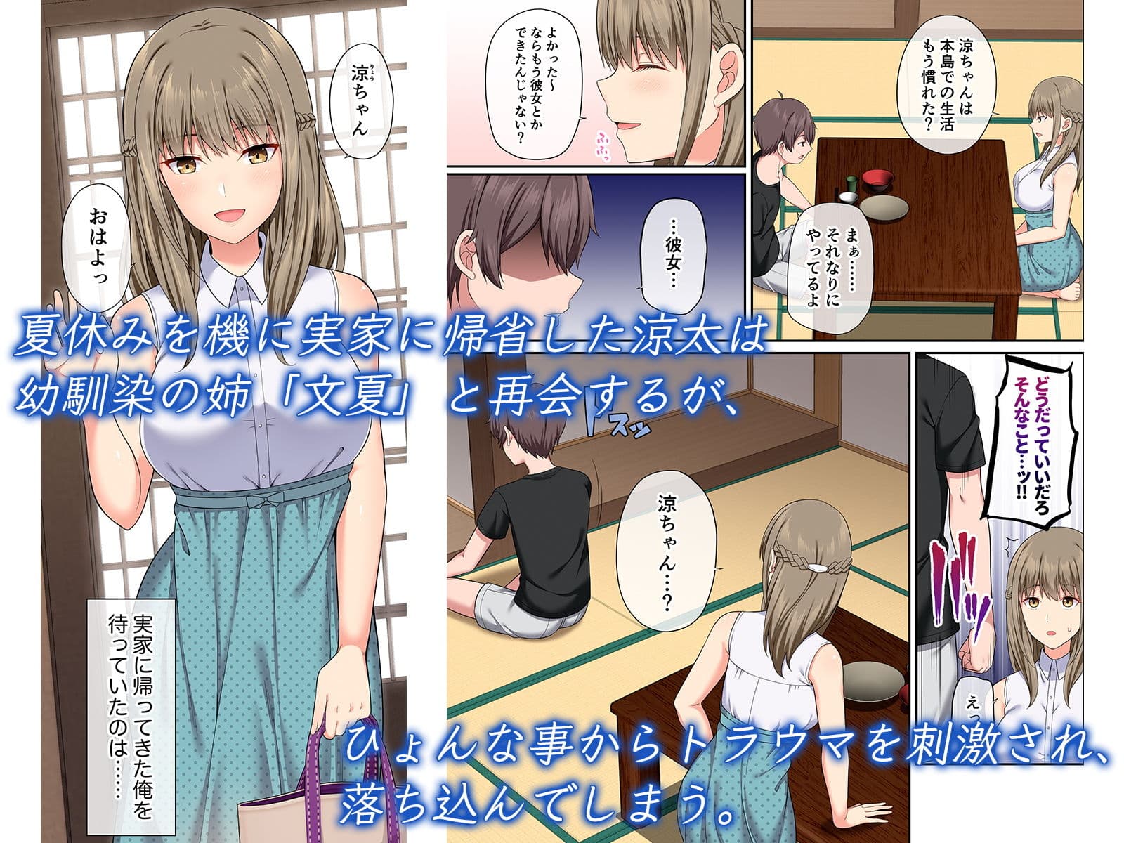 等身大の姉と夏 サンプル画像 1