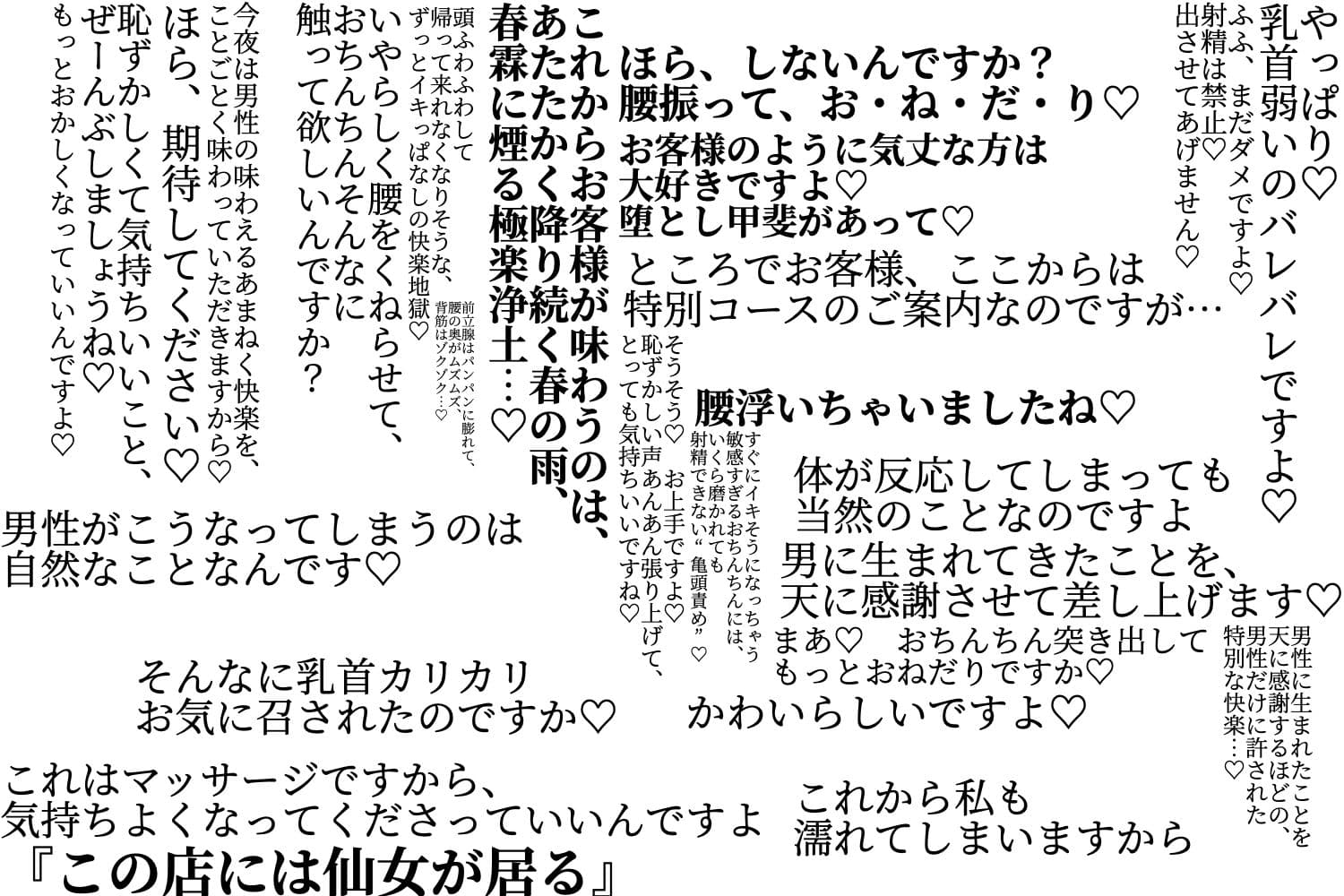 仙女の居る店〜あやしい仙女のお姉さんの焦らされ昇天挿入エステで邪教入信しちゃう話〜 サンプル画像 3