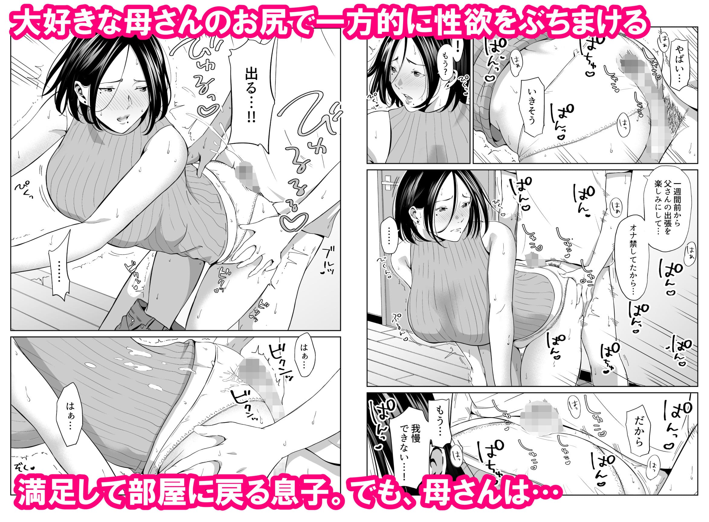 僕の大好きな母さんと思う存分セックスできる日 サンプル画像 2