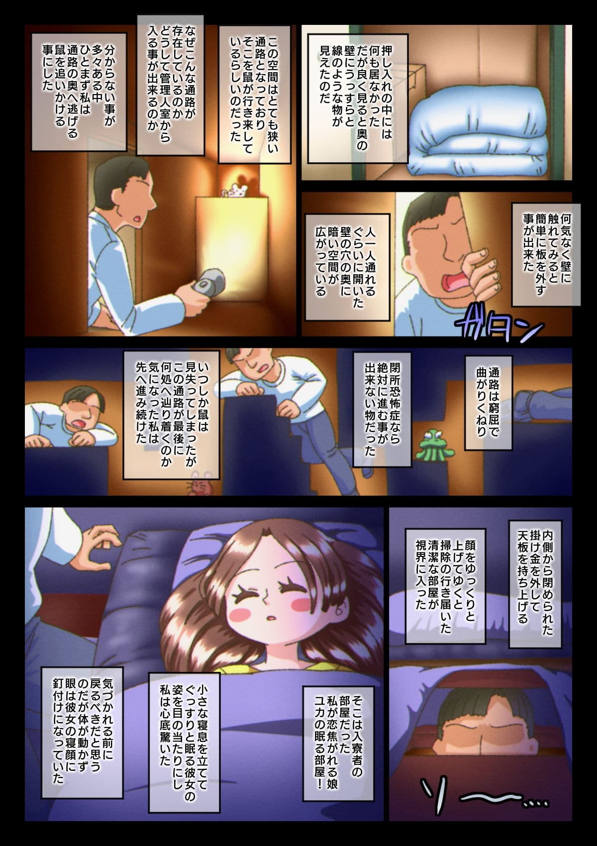 寝息につながる秘密の抜け道 サンプル画像 2