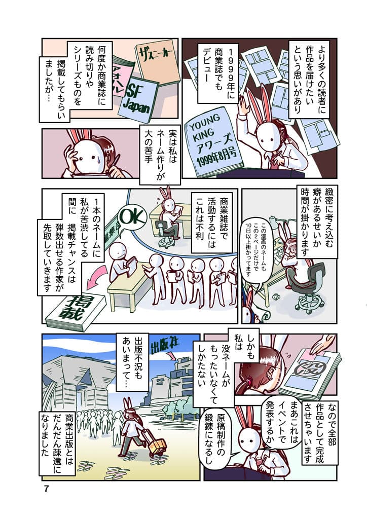 創作同人電子書籍のススメ 2021年手探り電子配信放浪記 サンプル画像 7