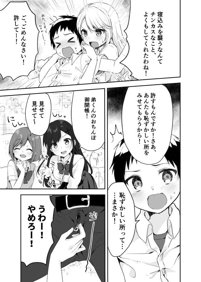 僕のお姉ちゃんと友達を眠らせて襲ってみたら返り討ちにあった サンプル画像 9