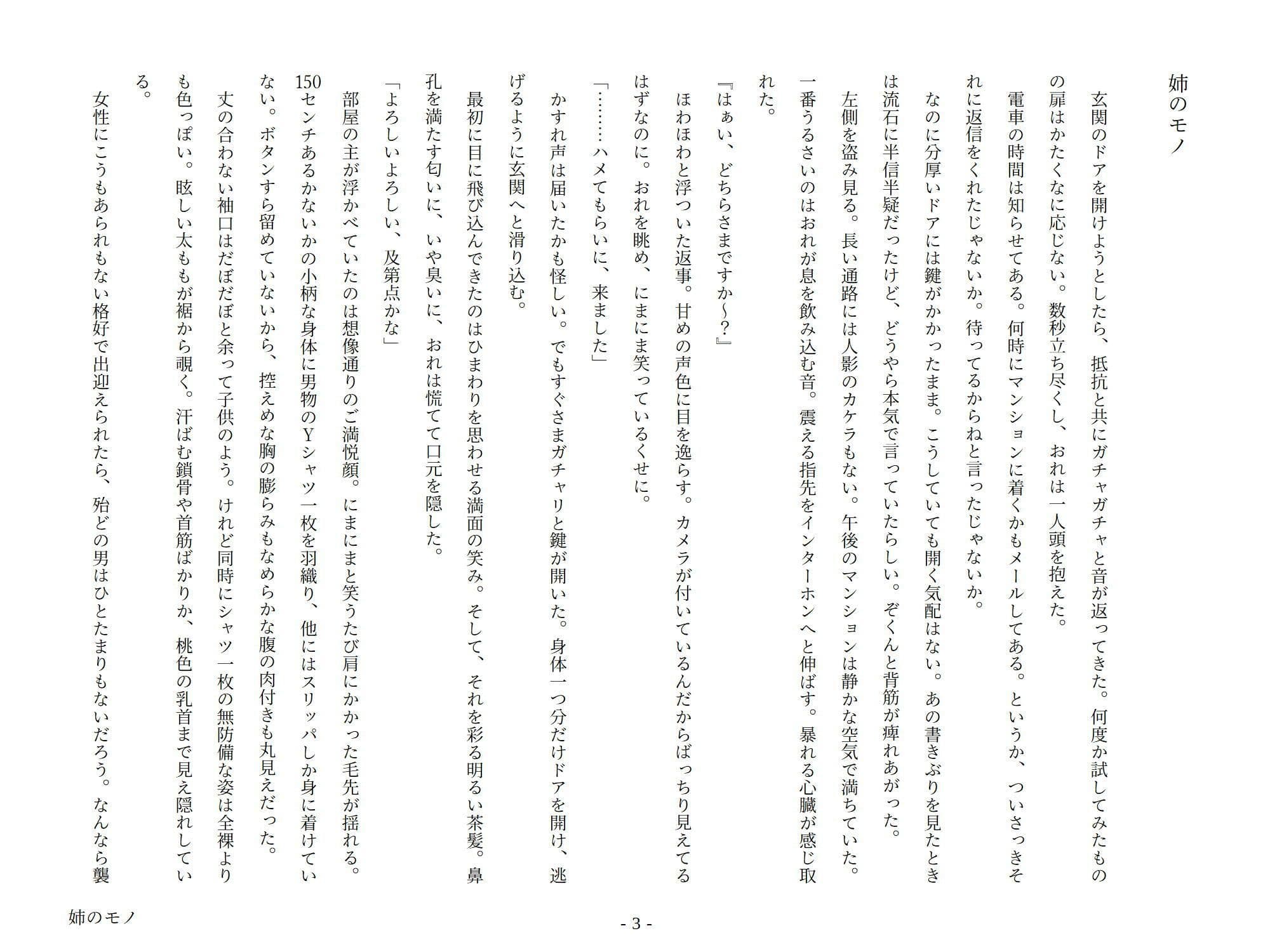 姉のモノ サンプル画像 2