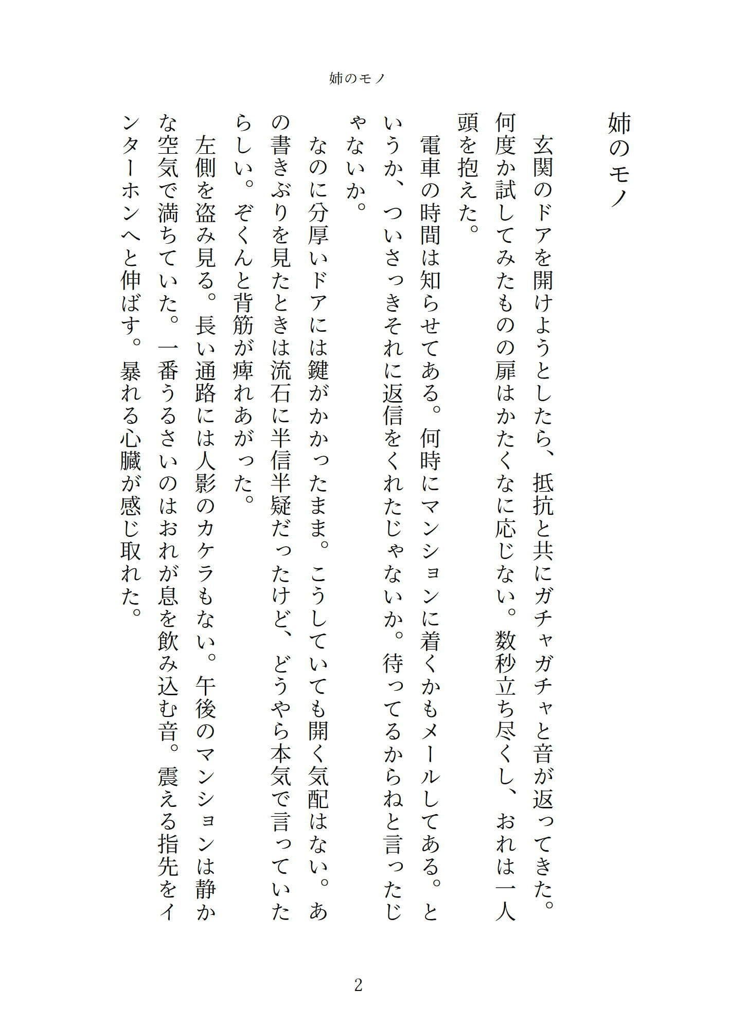 姉のモノ サンプル画像 6