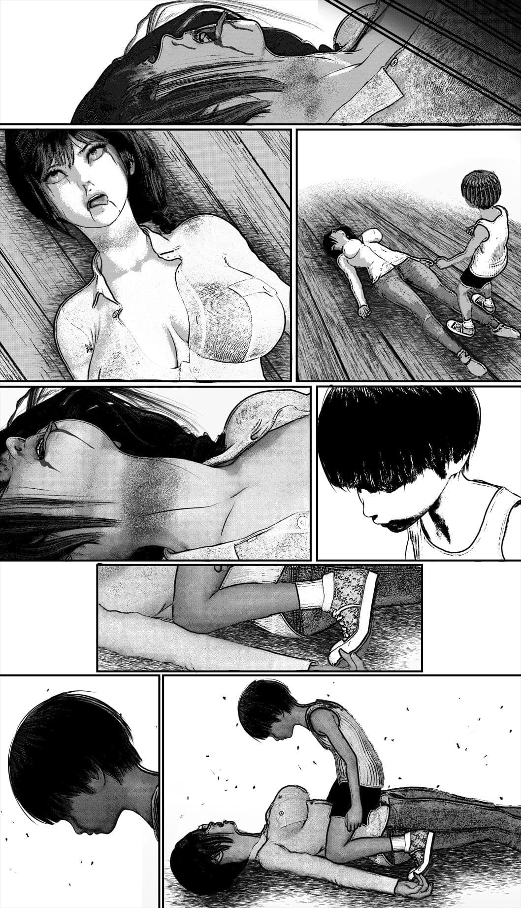 首絞め！！！スナッフ・オナニー・comic サンプル画像 6