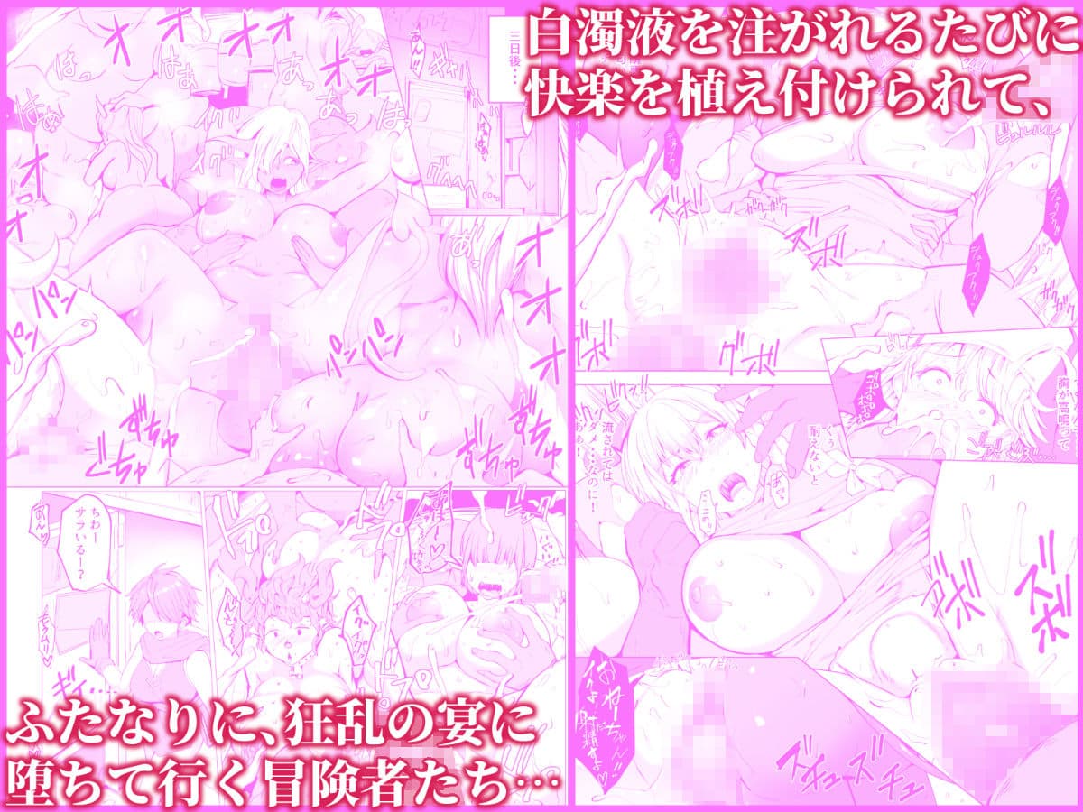 フタナリに堕ちる冒険者達と魔物達の宴 サンプル画像 4