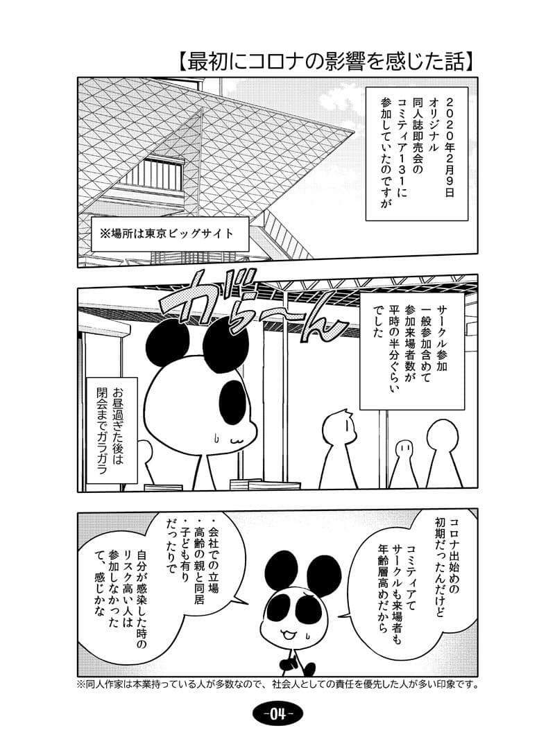 コロナウイルスと過ごす日常 2020年・2021年の記録 サンプル画像 2