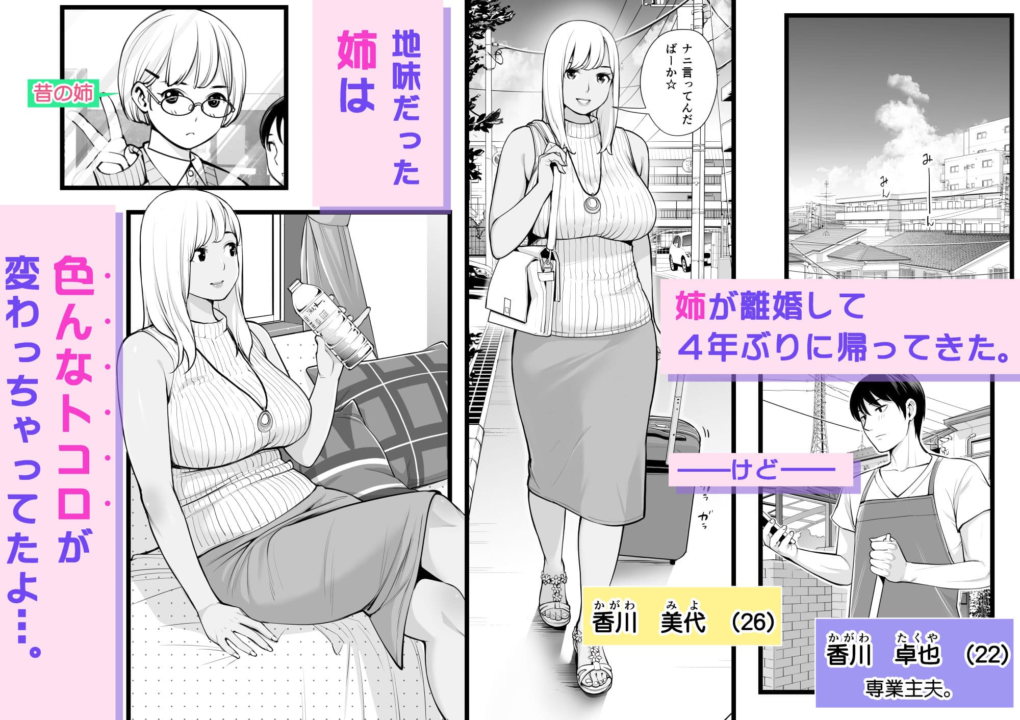 ヌレアネ 〜バツイチの姉とSEXをした夏の夜〜 サンプル画像 1