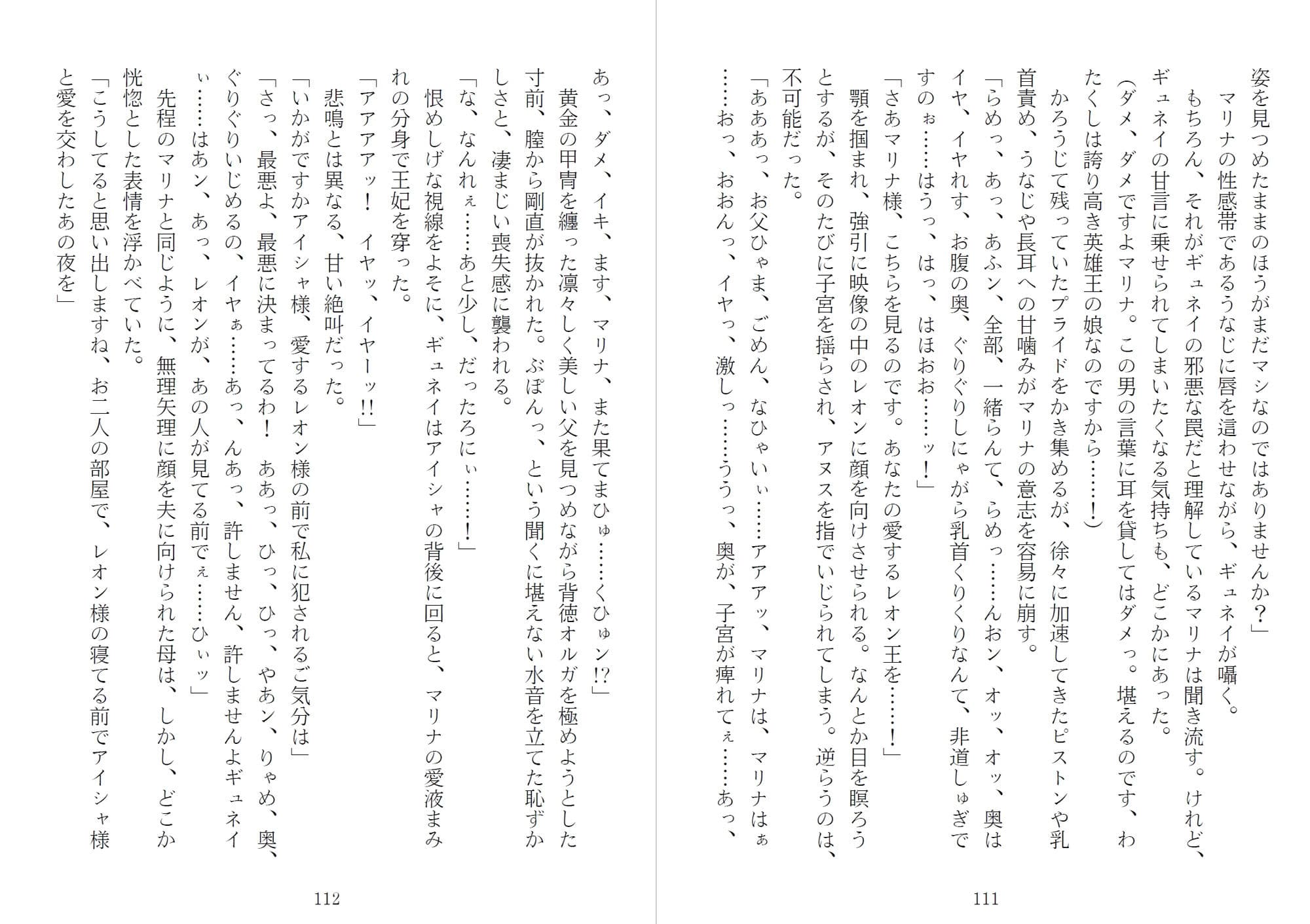 アイシャ、マリナ、ミリス 刻印されたエルフ母娘 サンプル画像 3