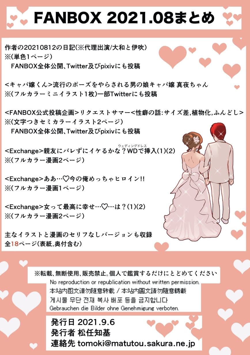 FANBOX2021.08まとめ サンプル画像 3