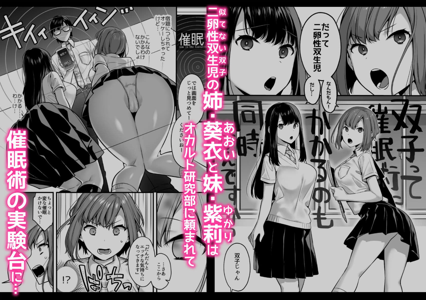 双子って催●術にかかるのも同時なんですか？ サンプル画像 1