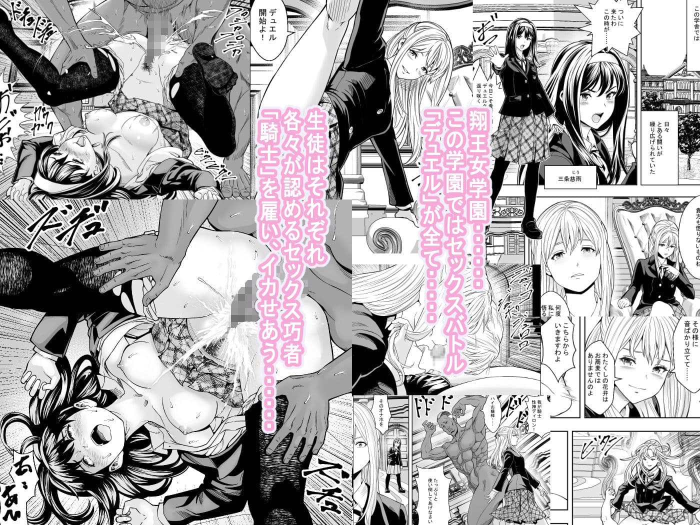 性交で闘技する女学院 サンプル画像 1
