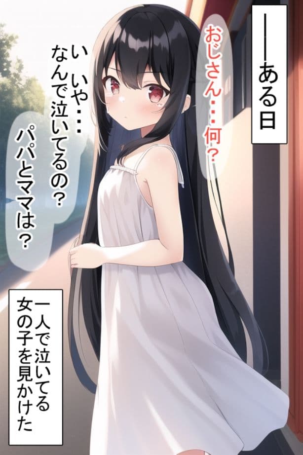 ネグレクトちゃんに愛情注ぎまくった結果 サンプル画像 1