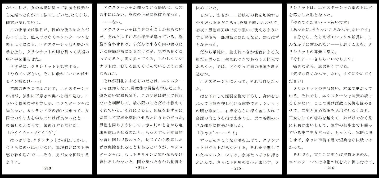 生贄王女と簒奪侍女（前編） サンプル画像 9