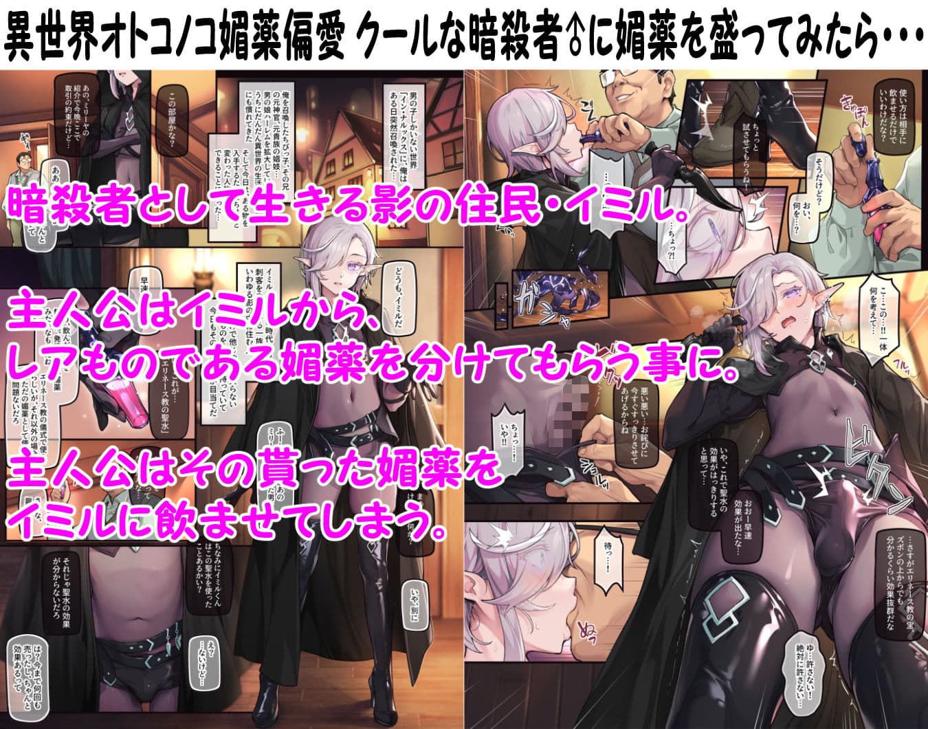 異世界オトコの娘雌堕ち調教記総集編 サンプル画像 7