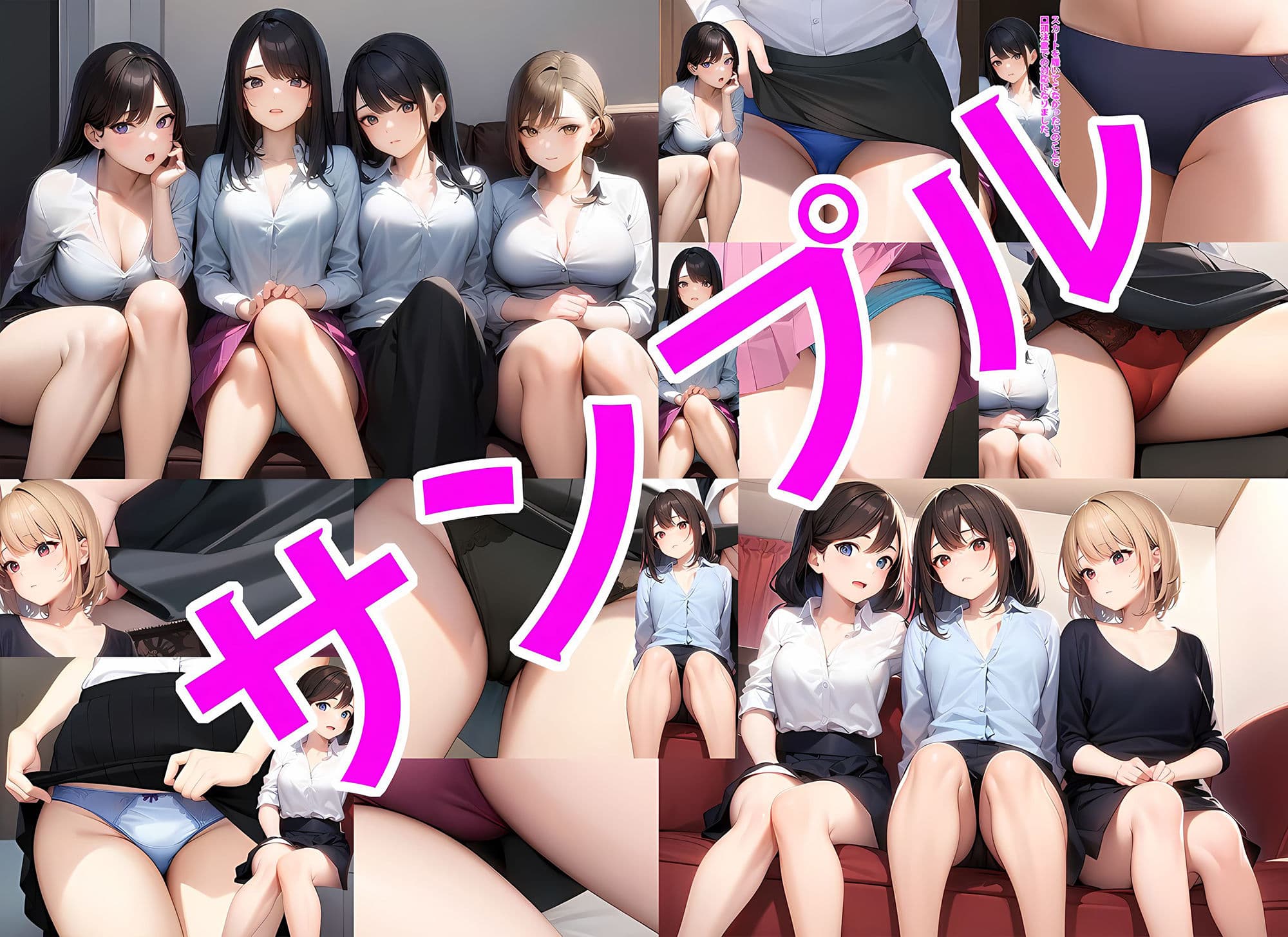 【驚愕 前編】僕の働いている会社のOL女子社員達はパンチラ見せて成績上げてくるのでガチで不思議 サンプル画像 6