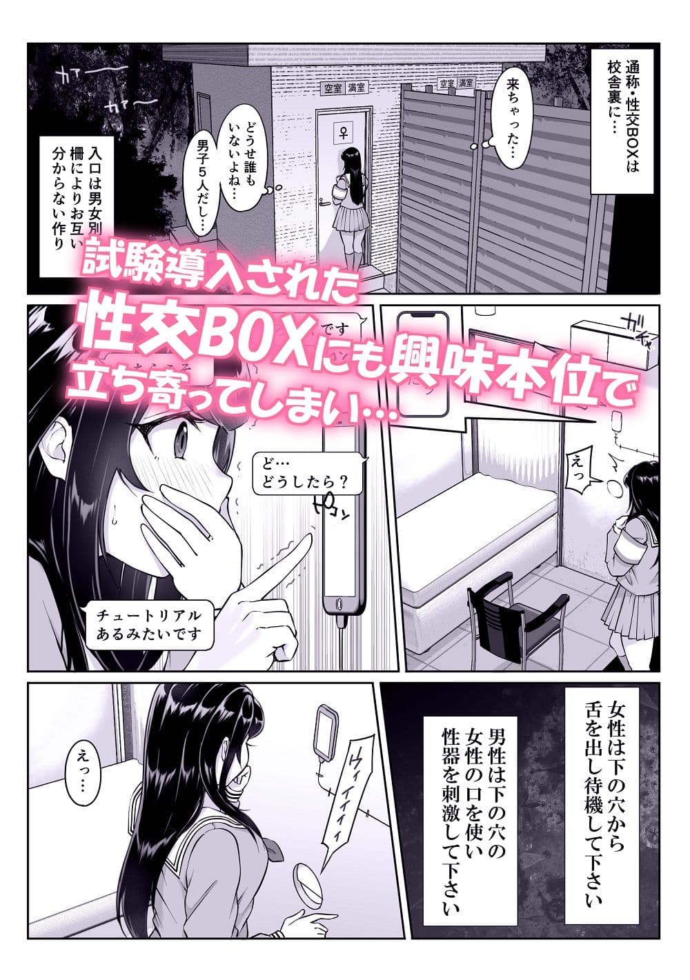 匿名性交BOX ＃1風紀委員長 サンプル画像 4