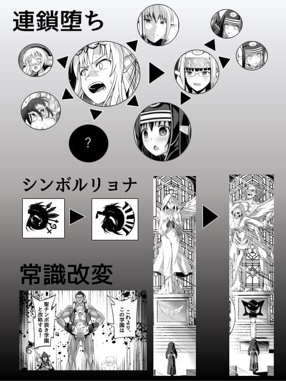 神聖王国の堕落 オークに敗北改変されたエルフたち サンプル画像 2