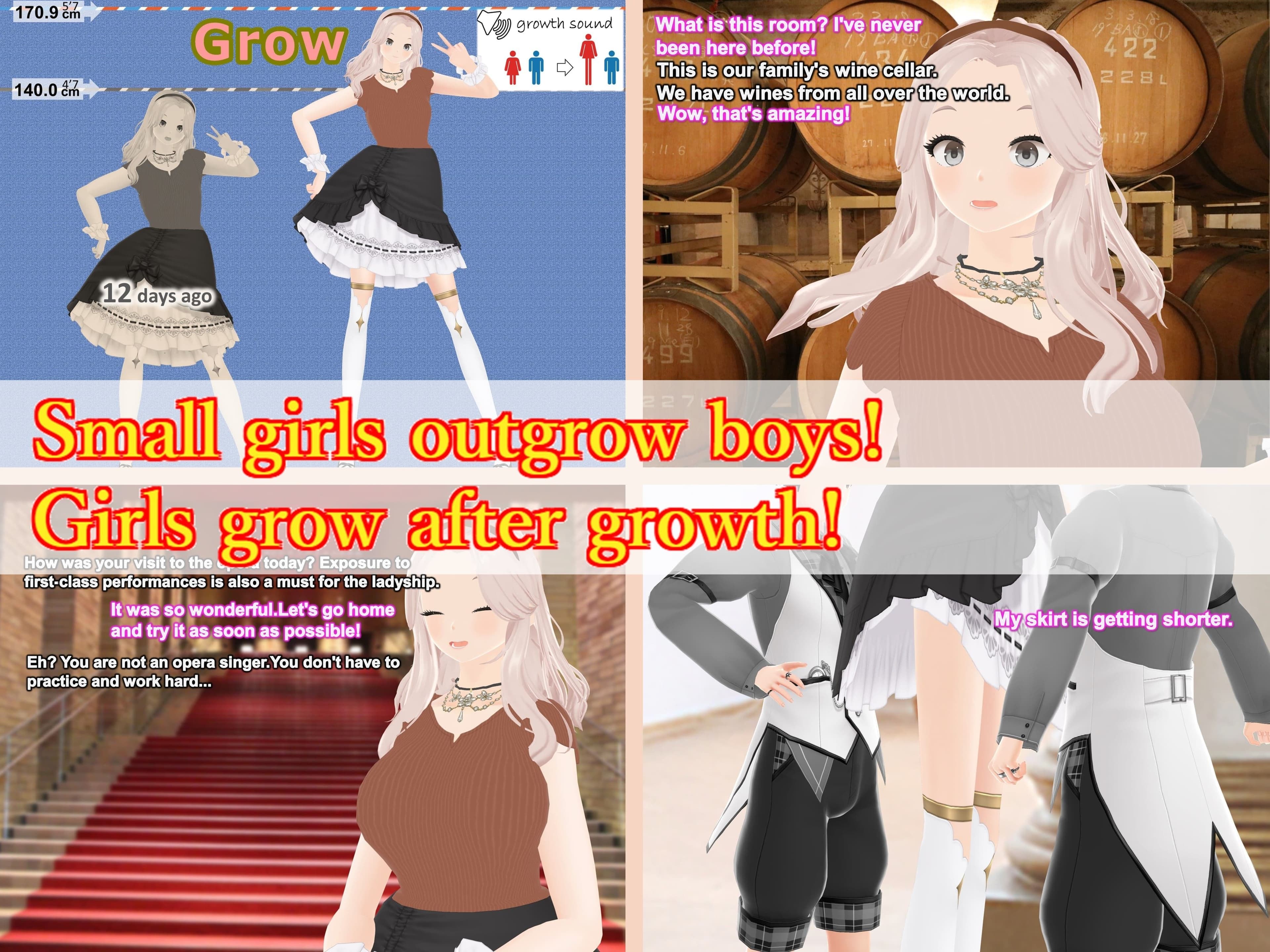 Outgrowing only girls， Overtake boys， Growth sound. Mademoiselle Arc サンプル画像 2