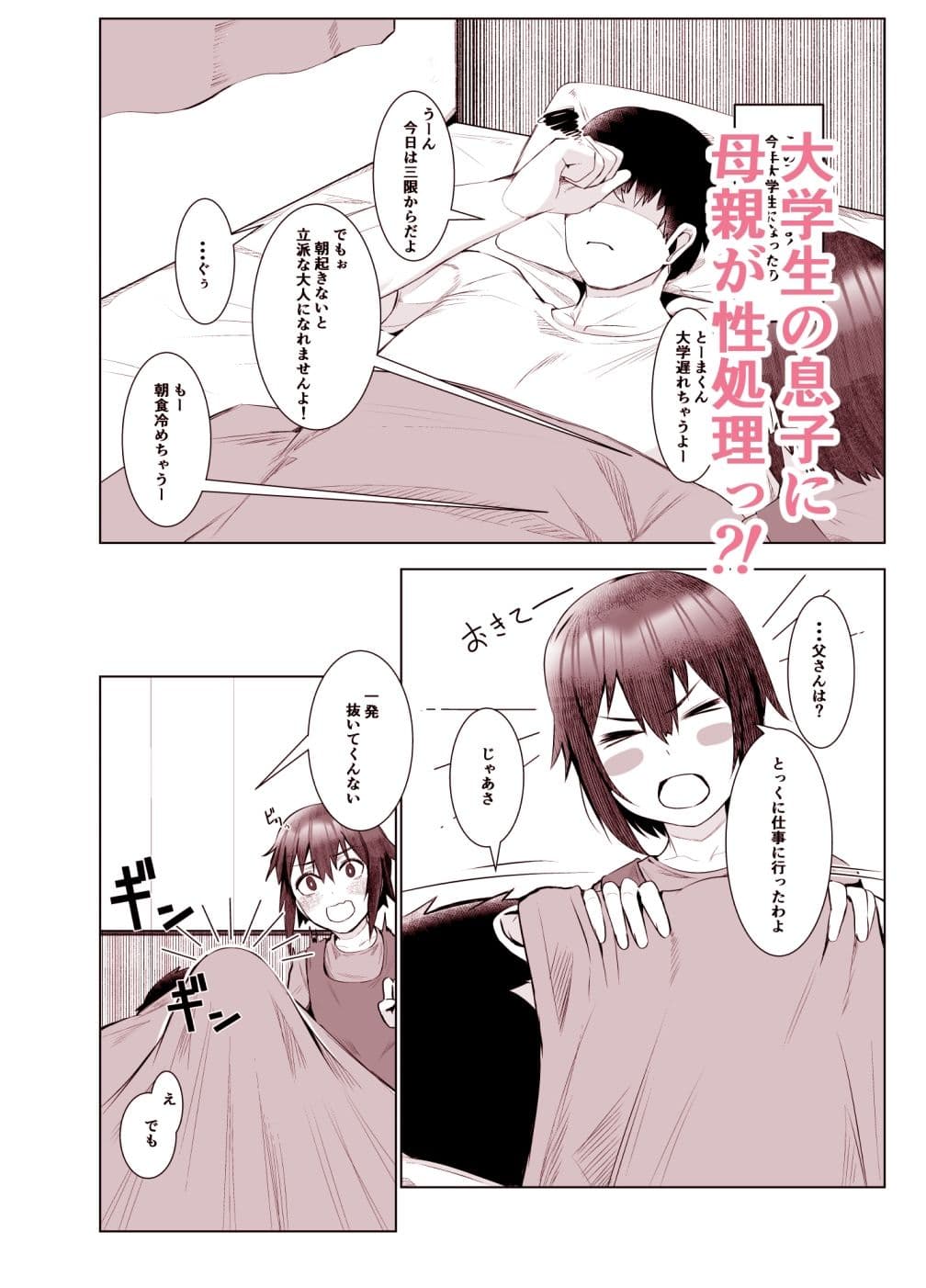 実母だけど孕ませたい！ サンプル画像 1