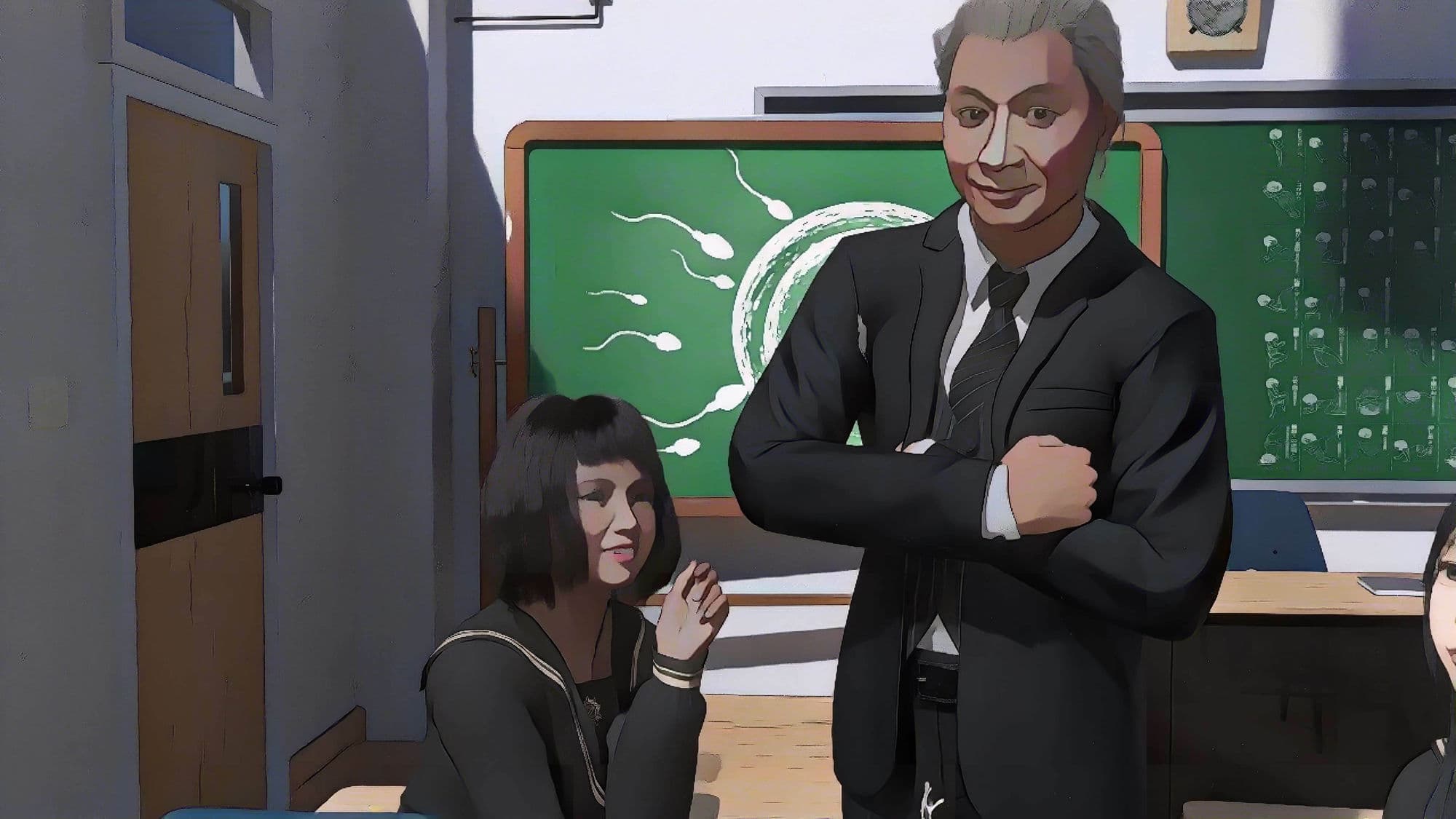 保健体育の実技先生がお休みだったので私が代行で先生をしました。 サンプル画像 2