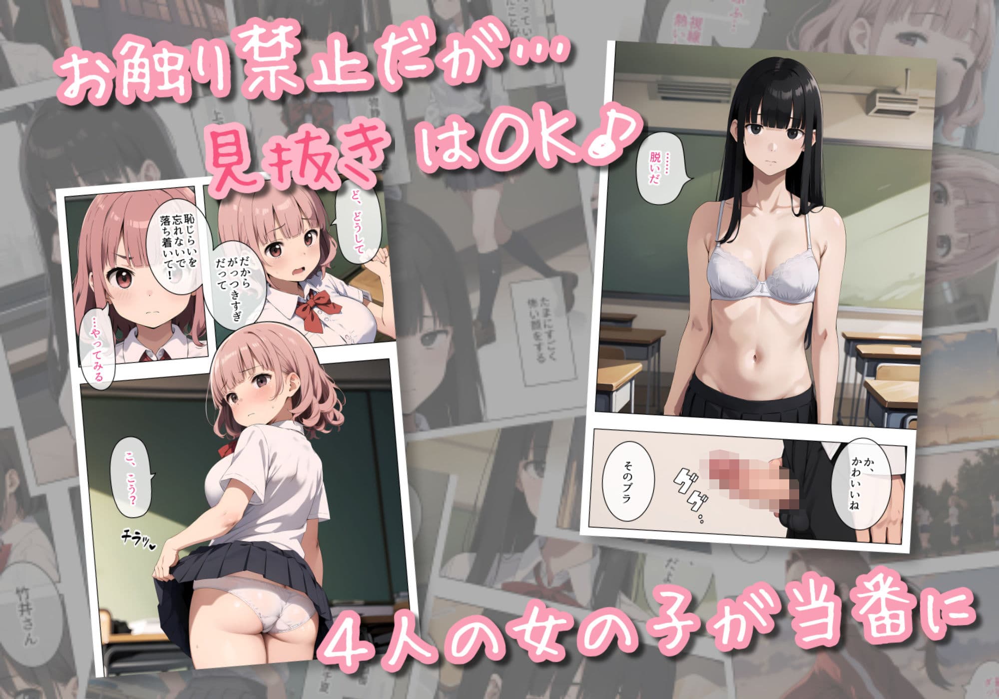 性欲処理で見抜きさせてくれる学校2 サンプル画像 2