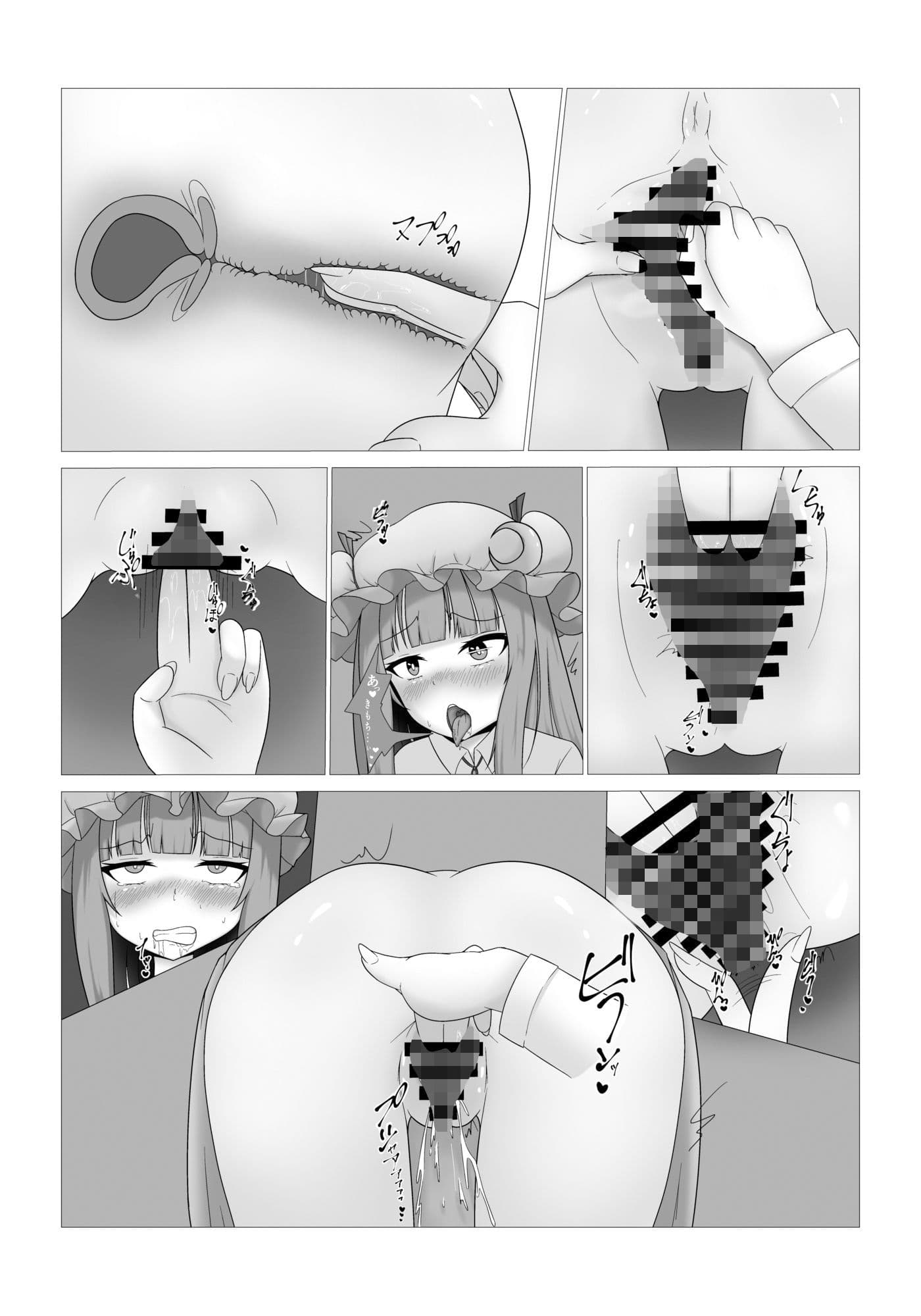 パチュリー様の壁尻本 サンプル画像 7