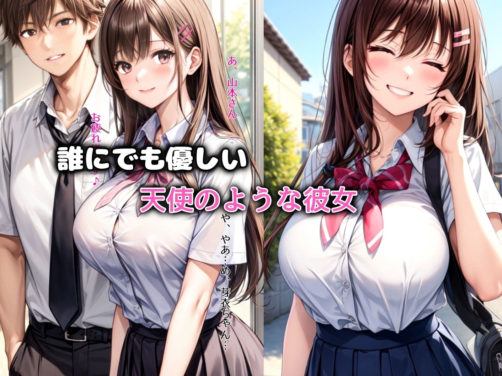 清純彼女濡れ透け雨宿りレ〇プ サンプル画像 1