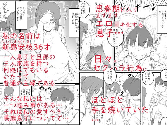 はじめては、母さんで… 母と息子の真夏の秘め事 サンプル画像 1