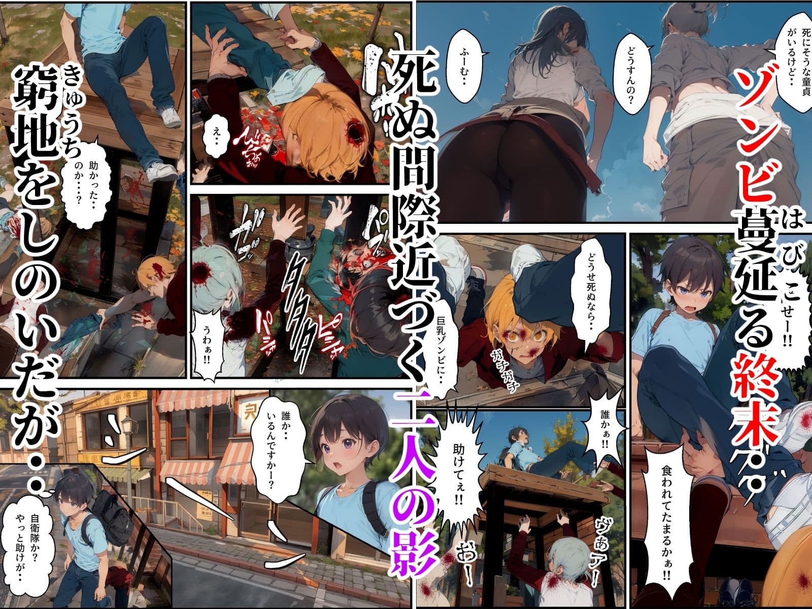 終末世界で性欲処理係に任命された話 サンプル画像 1