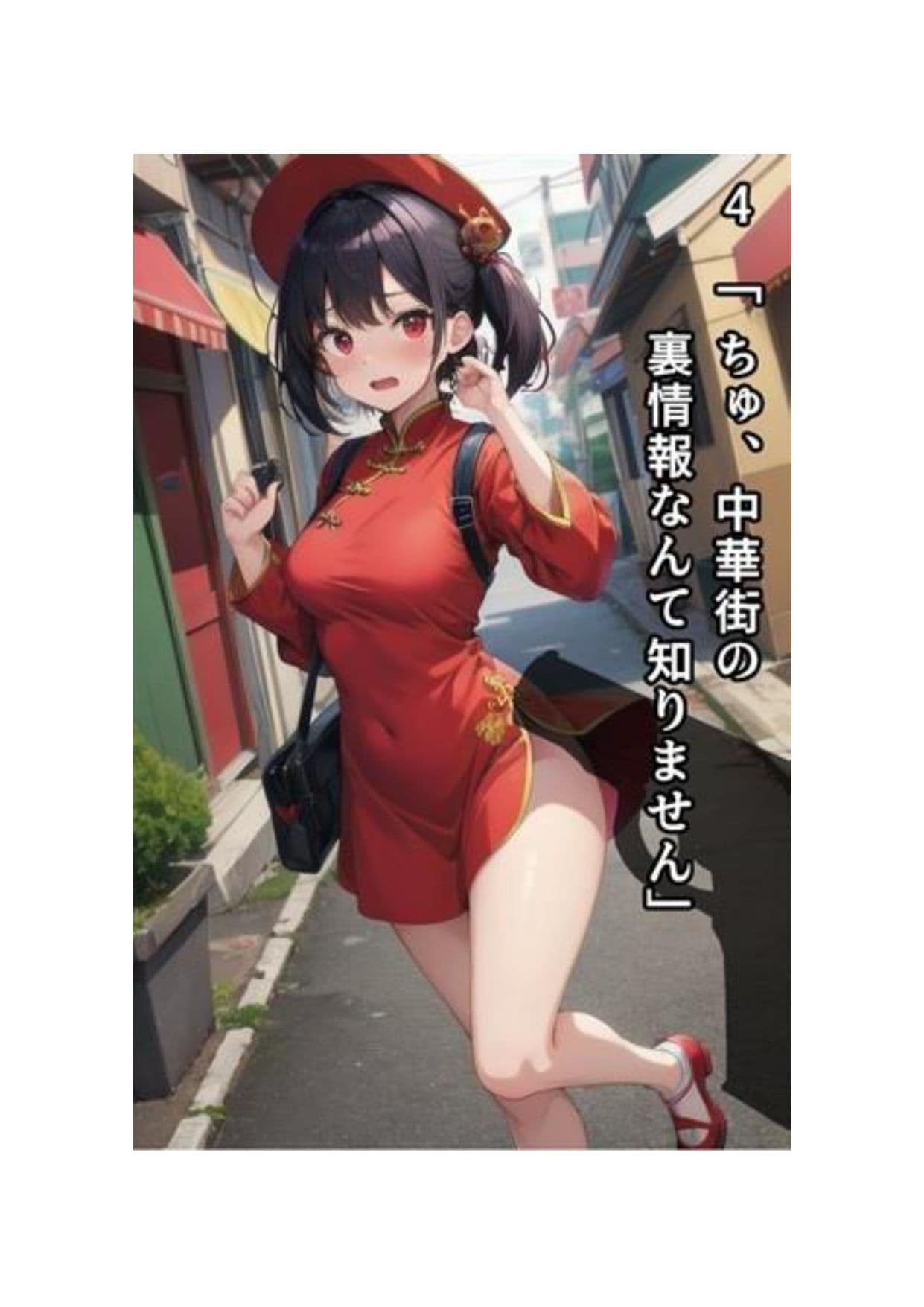 イラスト＋ショートストーリーの世界 その2 「チャイナ服を着たばっかりに……」 サンプル画像 7