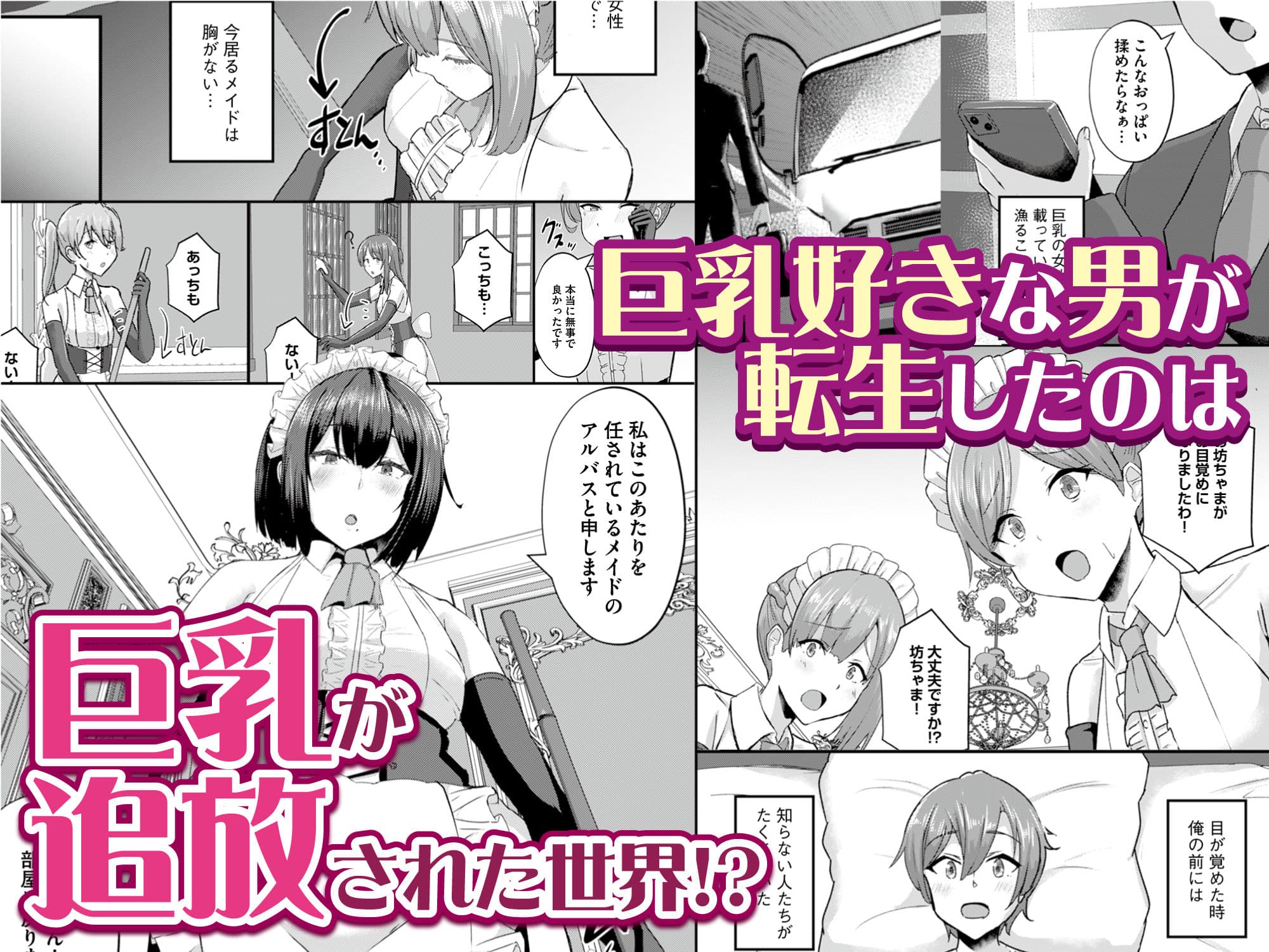 貧乳ユートピアの隠れ巨乳〜巨乳好きな男が転生したのは貧乳しかいない国〜 サンプル画像 1