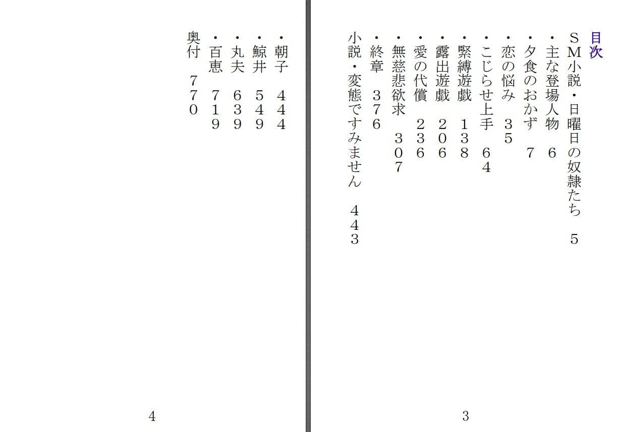 日曜日の奴●たち/変態ですみません サンプル画像 4