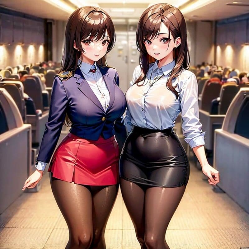 キャビンアテンダントの一日 サンプル画像 2