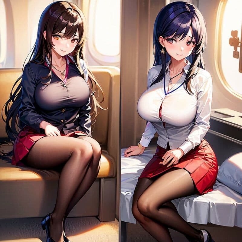 キャビンアテンダントの一日 サンプル画像 3