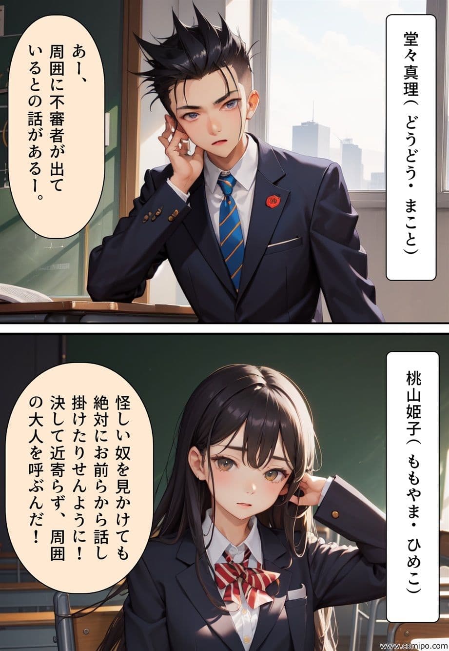 真・正義戦士ジャスティス・ボーイ 完全版 第1話「怪人・かもめ男とセーラー服」 サンプル画像 1