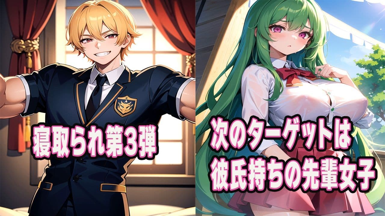 先輩女子がヤリチン転校生に寝取られる 快楽漬けにされる彼女-秋葉詩織編- サンプル画像 1