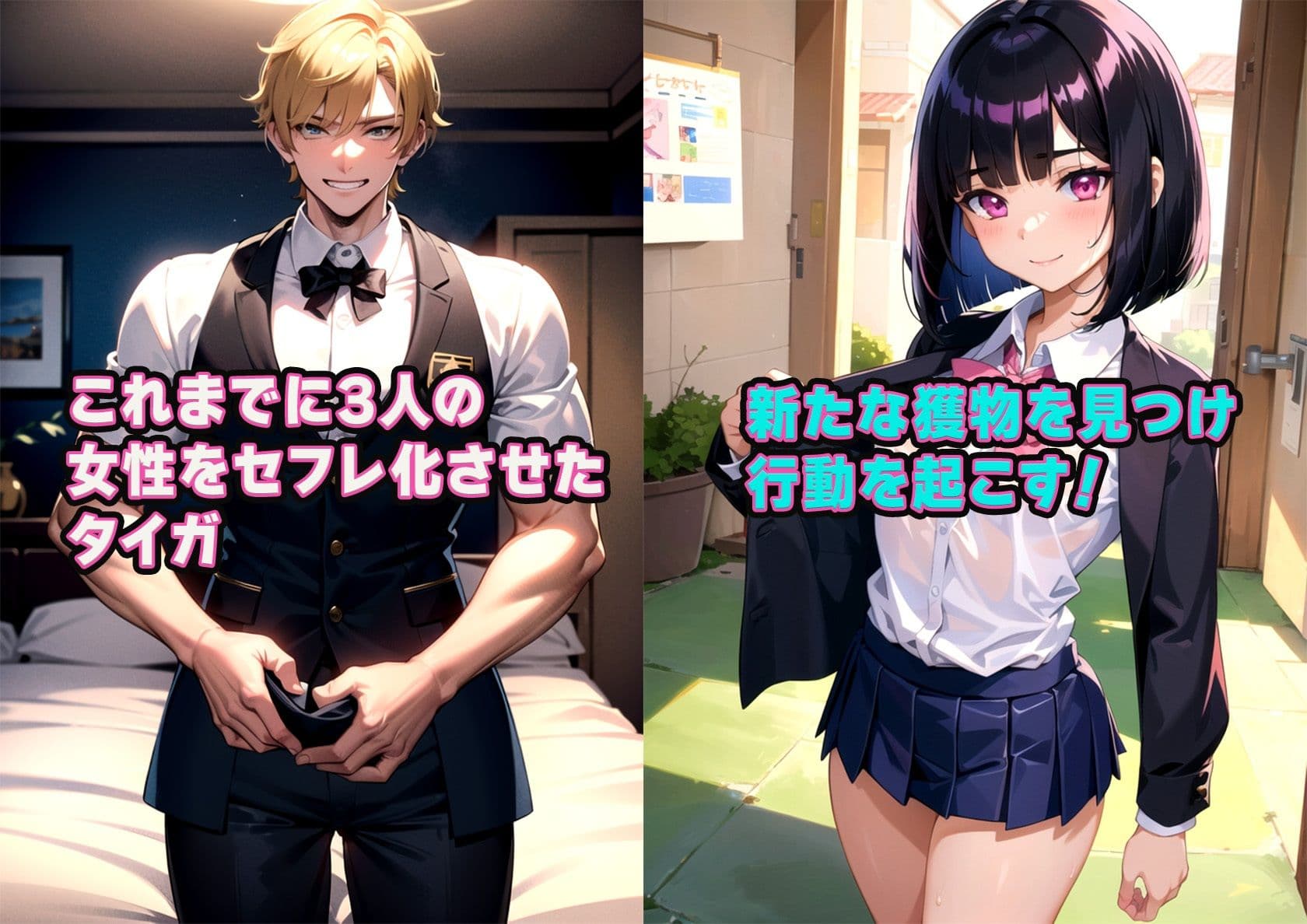 後輩女子が転校生に寝取られる-瀬戸内真実編- サンプル画像 1