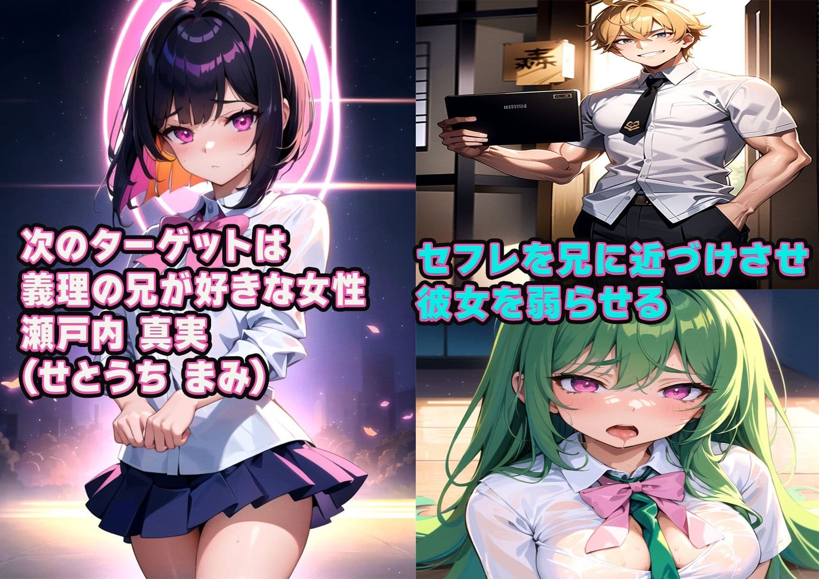 後輩女子が転校生に寝取られる-瀬戸内真実編- サンプル画像 2