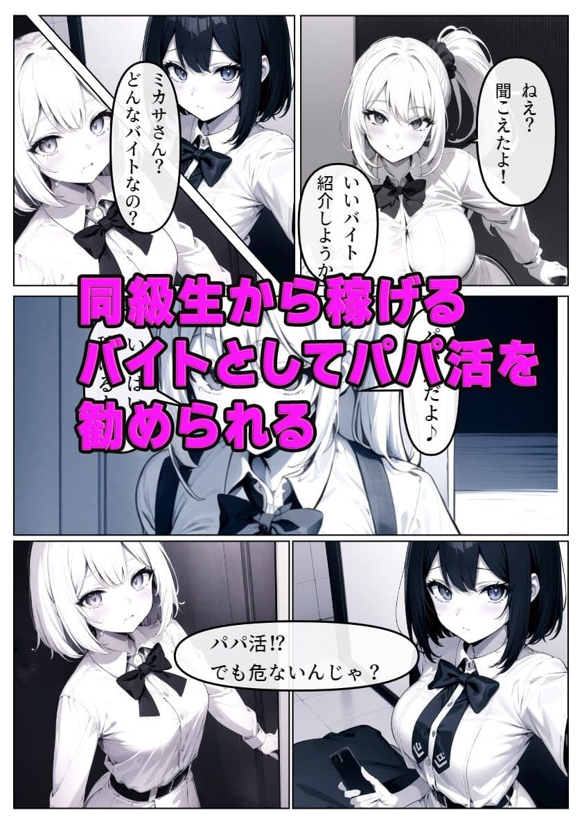 パパ活へのキケンすぎる誘い 清楚彼女が堕ちていく サンプル画像 2