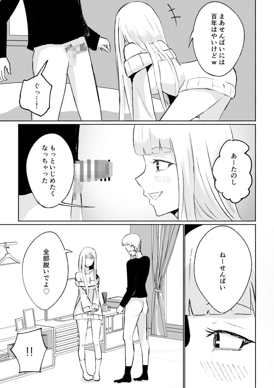 ドS後輩による短小包茎ムダ撃ち射精鑑賞 サンプル画像 4