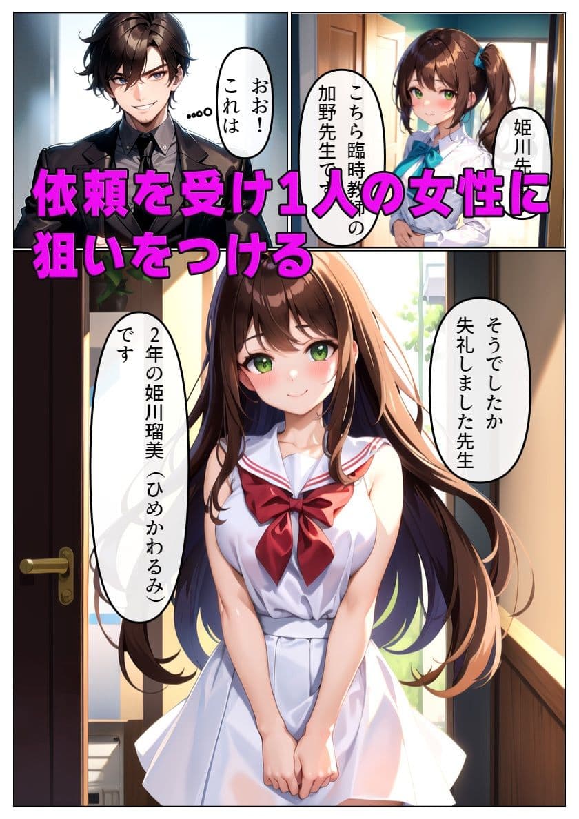 狙われた学園 清純な乙女が淫らに堕ちていく サンプル画像 3