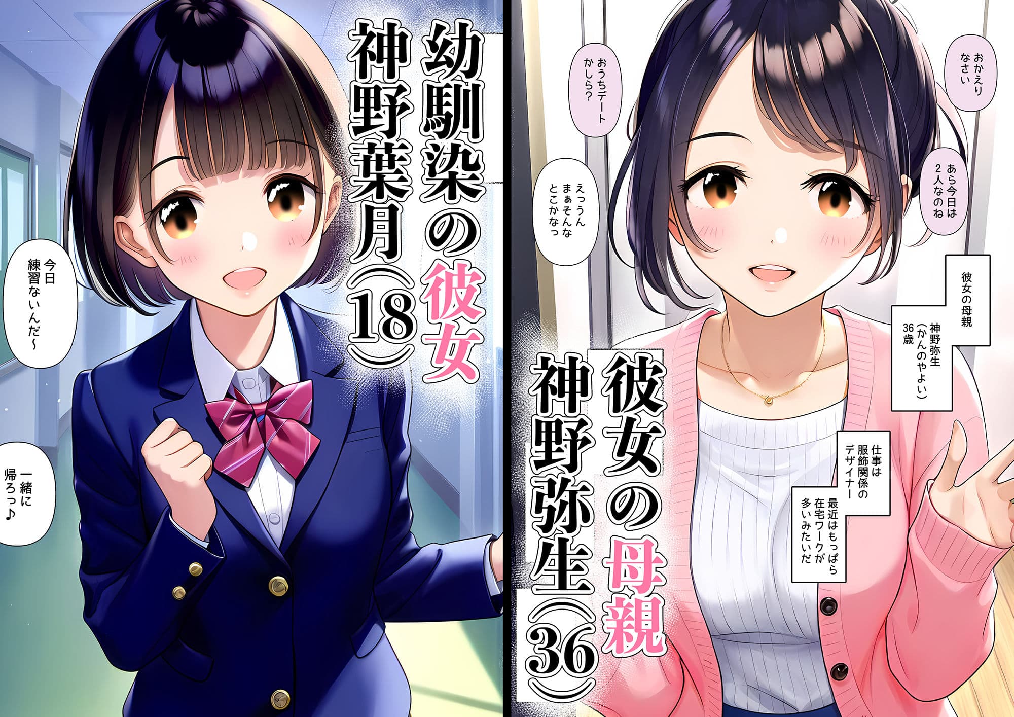 カノジョの母親は僕のチンポに対するリスペクトが凄すぎる 第二話 サンプル画像 1